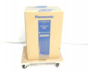 Panasonic パナソニック F-VXR70-K 加湿 空気 清浄機 ナノイーX エコナビ ブラック 家電