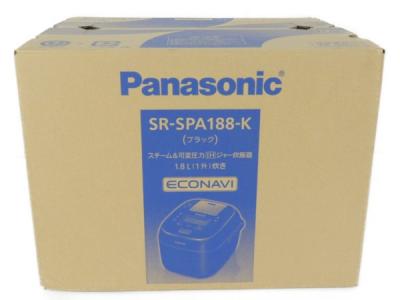 Panasonic パナソニック スチーム&amp;可変 圧力IHジャー 炊飯器 SR-SPA188-K 1升 ブラック