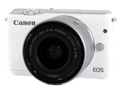 Canon キヤノン ミラーレス一眼 EOS M10 レンズキット ホワイト カメラ