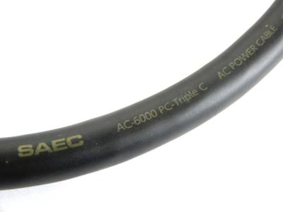 SAEC AC-6000 PC-Triple C スピコン 電源ケーブル 2m オーディオ SAEC AC-6000 PC-Triple C スピコン 電源ケーブル 2m オーディオ