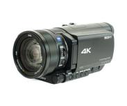 SONY ソニー ビデオカメラ FDR-AX100 4K 光学12倍 ブラック Handycam ハンディカム カメラ
