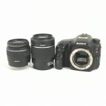SONY α57 ボディ ダブル ズーム レンズ キット ソニー デジタル 一眼レフ カメラ