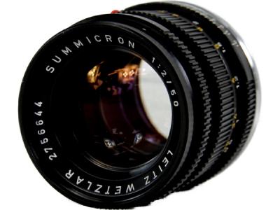 Leica SUMMICRON 1:2/50 ブラック ライカ カメラ レンズ