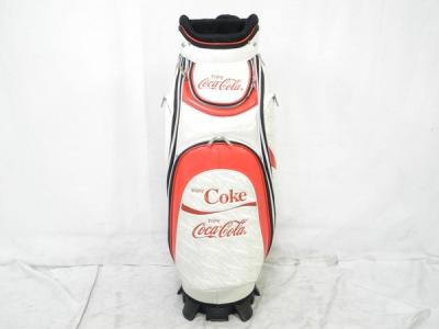 コカ・コーラ キャディバッグ ホワイト 46インチ対応 9型 ゴルフ