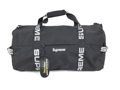 Supreme シュプリーム 18SS Duffle Bag BLACK ダッフルバッグ 黒 2WAY