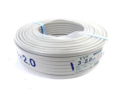 昭和電気 VVF 3×2.0mm ビニル絶縁ビニルシースケーブル 100m