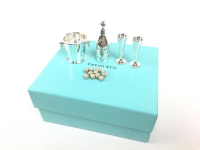 最新な TIFFANY&Co. ティファニー 置物 ミニチュア オブジェ シャンパン その他