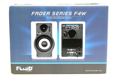 Fluid Audio F4W 2Way バスレフ型 Monitor Speaker ホワイト