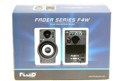Fluid Audio F4W 2Way バスレフ型 Monitor Speaker ホワイト