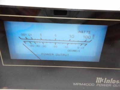 McIntosh MPM4000 マッキントッシュ パワー アウトプット McIntosh MPM4000 マッキントッシュ パワー アウトプット