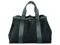 Theory セオリー Small Signature Tote スモールシグネーチャー トートバック ブラック キャンバス