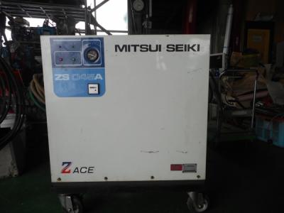 北海道深川市発 三井精機工業 コンプレッサー ZS045A 200V 50Hz 3.7kW 5馬力 3062h 小型 スクリュー Z ACE 直お気に入りに追加