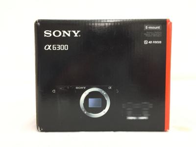 SONY ソニー ミラーレス一眼 α6300 パワーズームレンズキット 4K Wi-Fi ILCE6300L ブラック カメラ