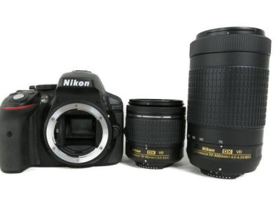 Nikon ニコン D5300 ダブルズームキット デジタル 一眼レフ カメラ バッグなどおまけ お買い得
