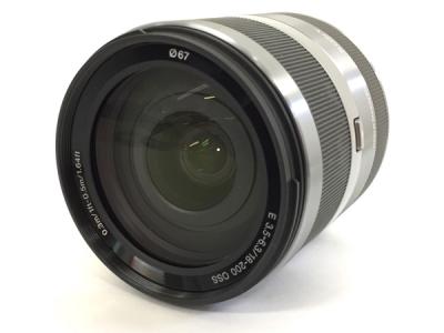 SONY ソニー E 18-200mm F3.5-6.3 OSS SEL18200 カメラレンズ ズーム 高倍率 シルバー