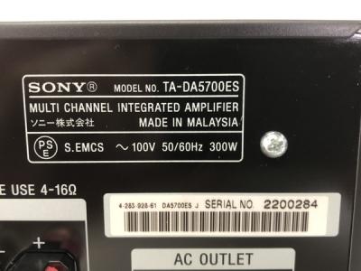 SONY TA–DA5700ES AVアンプ アバックWEB-SHOP / 【中古】SONY TA-DA5700ES【コード01-11153