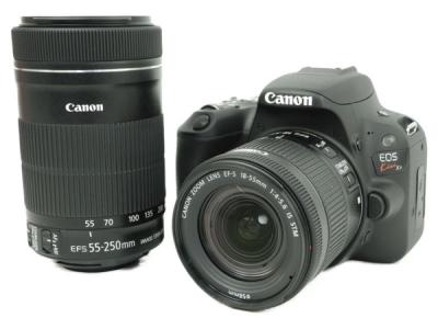 Canon キヤノン 一眼レフ EOS Kiss X9 ダブルズームキット ブラック デジタル カメラ