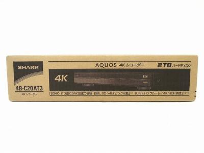 SHARP AQUOS 4Kレコーダー 4B-C20AT3 ブルーレイレコーダー