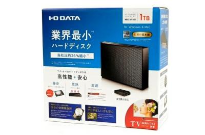 I-O DATA PC・TV用 外付ハードディスク HDCZ-UT1KB 1TB ブラック