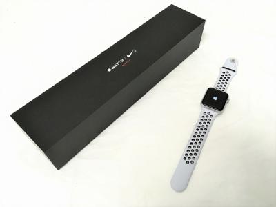 Apple Watch Nike+ Series 3 GPS+Cellularモデル 42mm MQME2J/A ピュアプラチナ/ブラックNikeスポーツバンド
