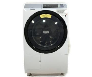 HITACHI 日立 ヒートリサイクル 風アイロン ビッグドラム スリム BD-SV110AL W ドラム式 洗濯乾燥機 11kg 左開き ホワイト