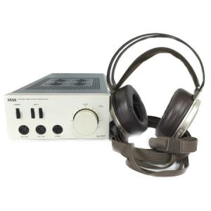 STAX スタックス SRM-007t + SR-007 ヘッドフォンアンプ イヤースピーカー セット 音楽鑑賞 オーディオ機器 音響機材