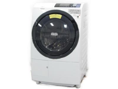 HITACHI 日立 BD-SG100BL W ホワイト ヒートサイクル 風アイロン ビッグドラム ドラム式洗濯乾燥機 家電 大型