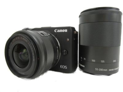 Canon キヤノン EOS M3 BK WZK カメラ 一眼レフ ミラーレス ダブルズームキット ブラック