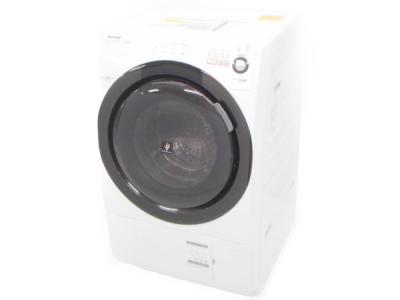 SHARP シャープ ES-S60-WL 洗濯機 ドラム式 6.0kg 左開き ホワイト系