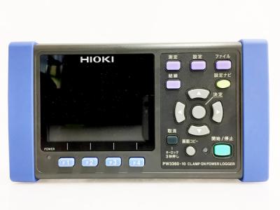 HIOKI PW3360-10 クランプオンパワーロガー 付属品あり ケース SDカード