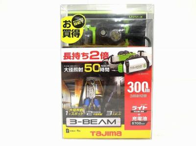 TAJIMA LE-U301-SP2 タジマ ぺタLED ヘッドライト 5700mAh バッテリー セット