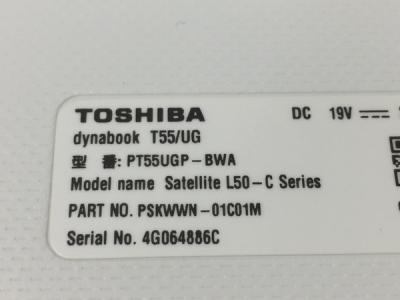 TOSHIBA T55/UG PT55UGP-BWA(ノートパソコン)の新品/中古販売