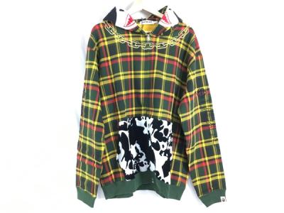 伊勢丹限定 伊勢丹チェックホルスタインパーカー Sサイズ