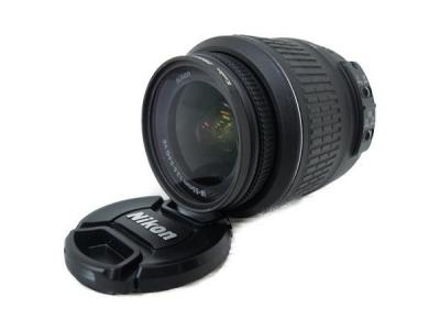 Nikon ニコン AF-S DX NIKKOR 18-55mm 1:3.5-5.6G VR レンズ カメラ 前後キャップ 趣味 撮影 機材 周辺機器 ブラック