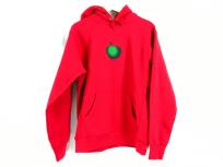 SUPREME シュプリーム 19SS Apple Hooded Sweatshirt アップルグラフィック スウェットパーカー りんご パーカー M 赤