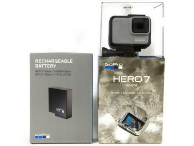 GoPro HERO7 ホワイト CHDHB-601-FW バッテリー セット カメラ