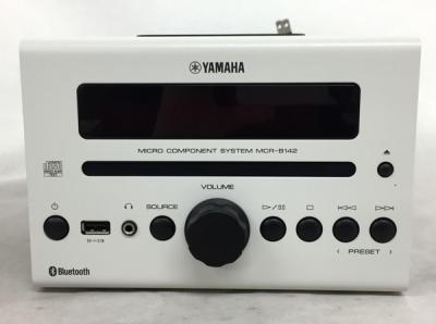 動作品 YAMAHA ヤマハ システムコンポ MCR-B142 ホワイト - スピーカー