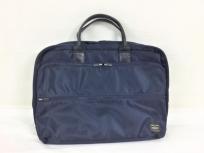 PORTER / PORTER TIME ポーター 2WAY BRIEFCASE(S) ブリーフケース ネイビー ナイロン