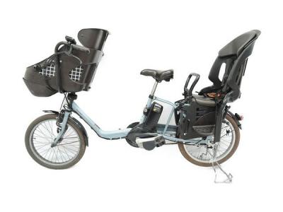 Panasonic BE-ELMD033V ギュットミニDX20 電動自転車 マットブルーグレー 前後 子供乗せ付き 20インチ