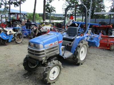 宮崎県 イセキ トラクター TM15 15馬力 749h ディーゼル 4WD ARM12 ロータリー  直P7215660