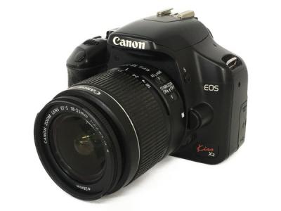 Canon キャノン EOS Kiss X2 EF-S 18-55mm F3.5-5.6 IS II カメラ レンズ セット ソフトケース付き