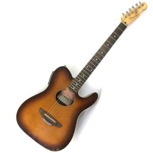 Fender TELECOUSTIC BLK テレコスティック エレアコ ギター ソフトケース付き
