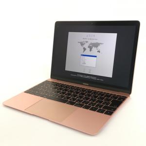 Apple MacBook MNYM2J/A ノートPC 12型 Retina 2017 m3 7Y32 1.2GHz 8GB SSD256GB High Sierra 10.13 ローズゴールド