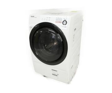 SHARP シャープ ES-S60-WL 洗濯機 ドラム式 6.0kg 左開き ホワイト系