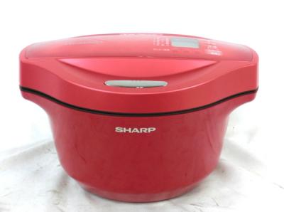 SHARP KN-HT24B-R ヘルシオ ホットクック 水なし 自動 調理鍋 17年製
