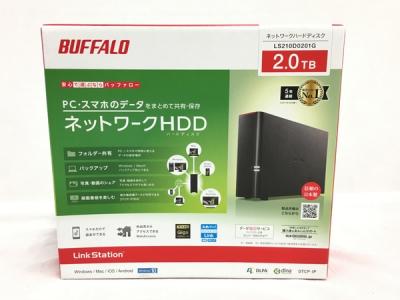BUFFALO ネットワーク ハードディスク LS210D0201G 2.0TB 2TB