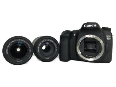 Canon キヤノン EOS 70D ダブル ズーム キット EOS70D-WKIT カメラ デジタル一眼レフ