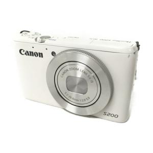 Canon キヤノン PowerShot S200 PSS200 WH デジタルカメラ コンデジ ホワイト