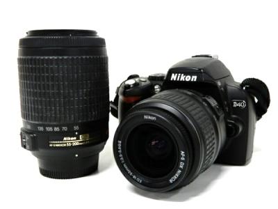 Nikon ニコン D40 ダブルズームキット D40BWZ カメラ デジタル一眼レフ ブラック