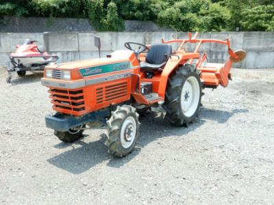 岩手県発 クボタ サンシャイン Z L1-225D トラクター 4WD 22馬力 RL15 ロータリー グレイスローダー 付 乗用 農耕用 直